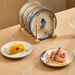 Ceramic Appetizer Plates, Set of 4