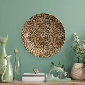 Brown Decorative Ceramic Plate